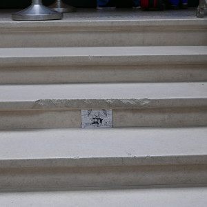 マンガ博物館の階段