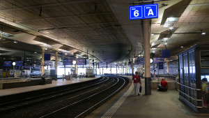 朝のベルン駅